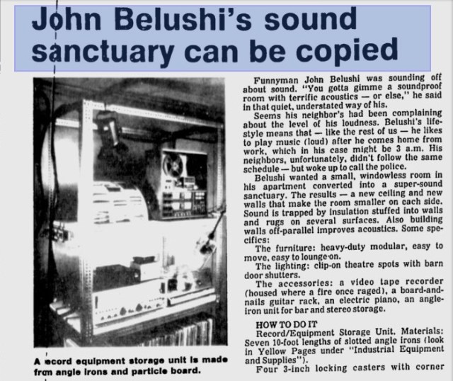Belushi Article