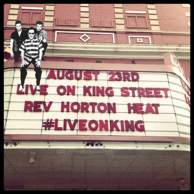 Reverend Horton Heat Marquee Shot