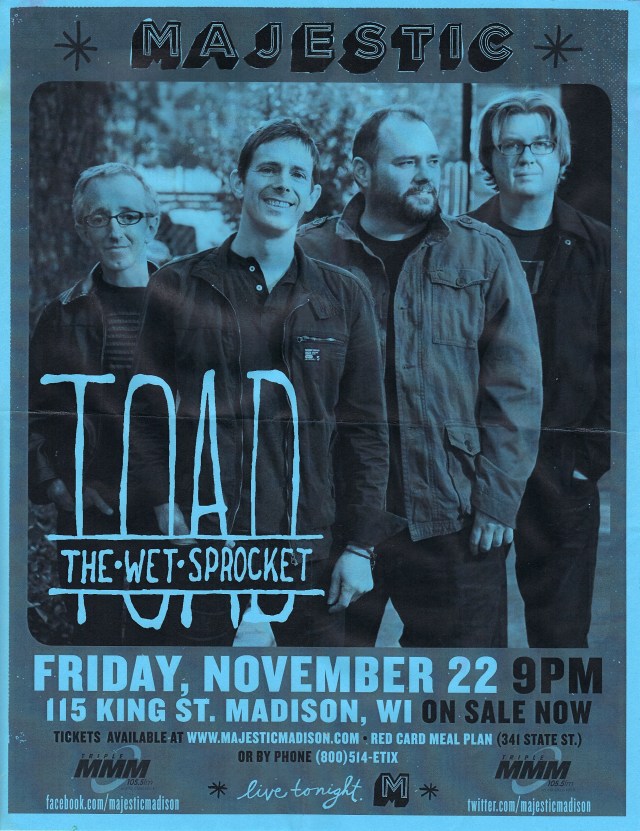 Toad The Wet Sproket Majestic Madison 11222013