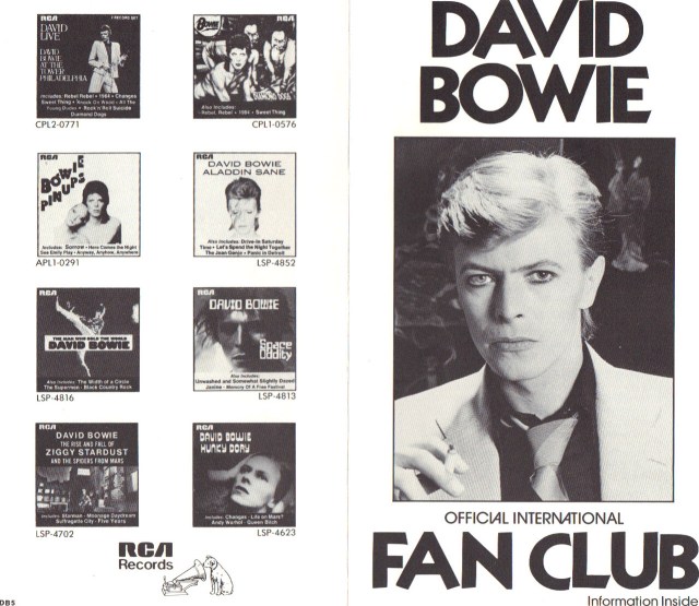 David Bowie Fan Club 2