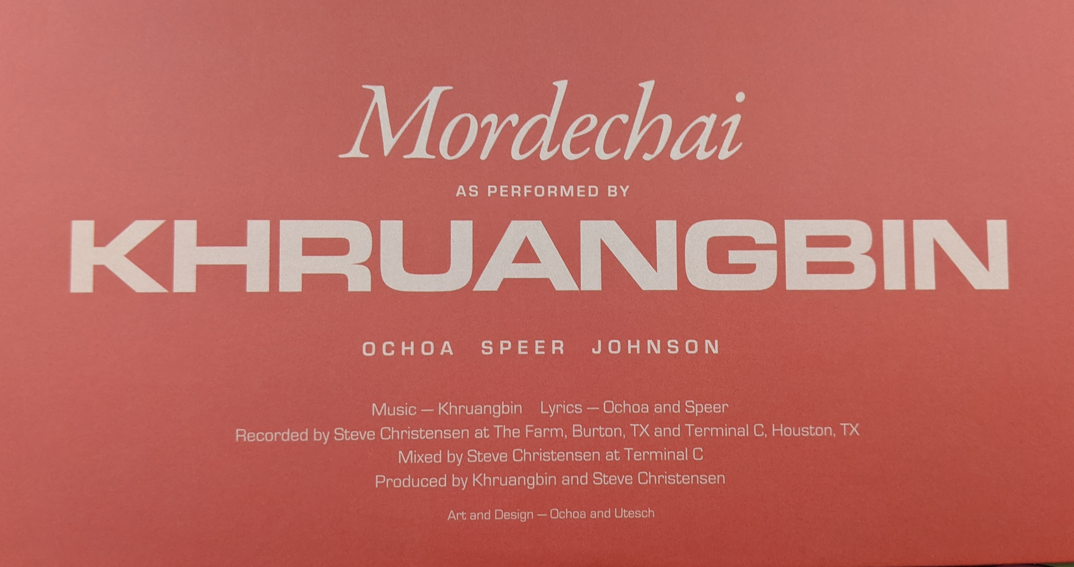 Khuruangbin - Mordechai 4