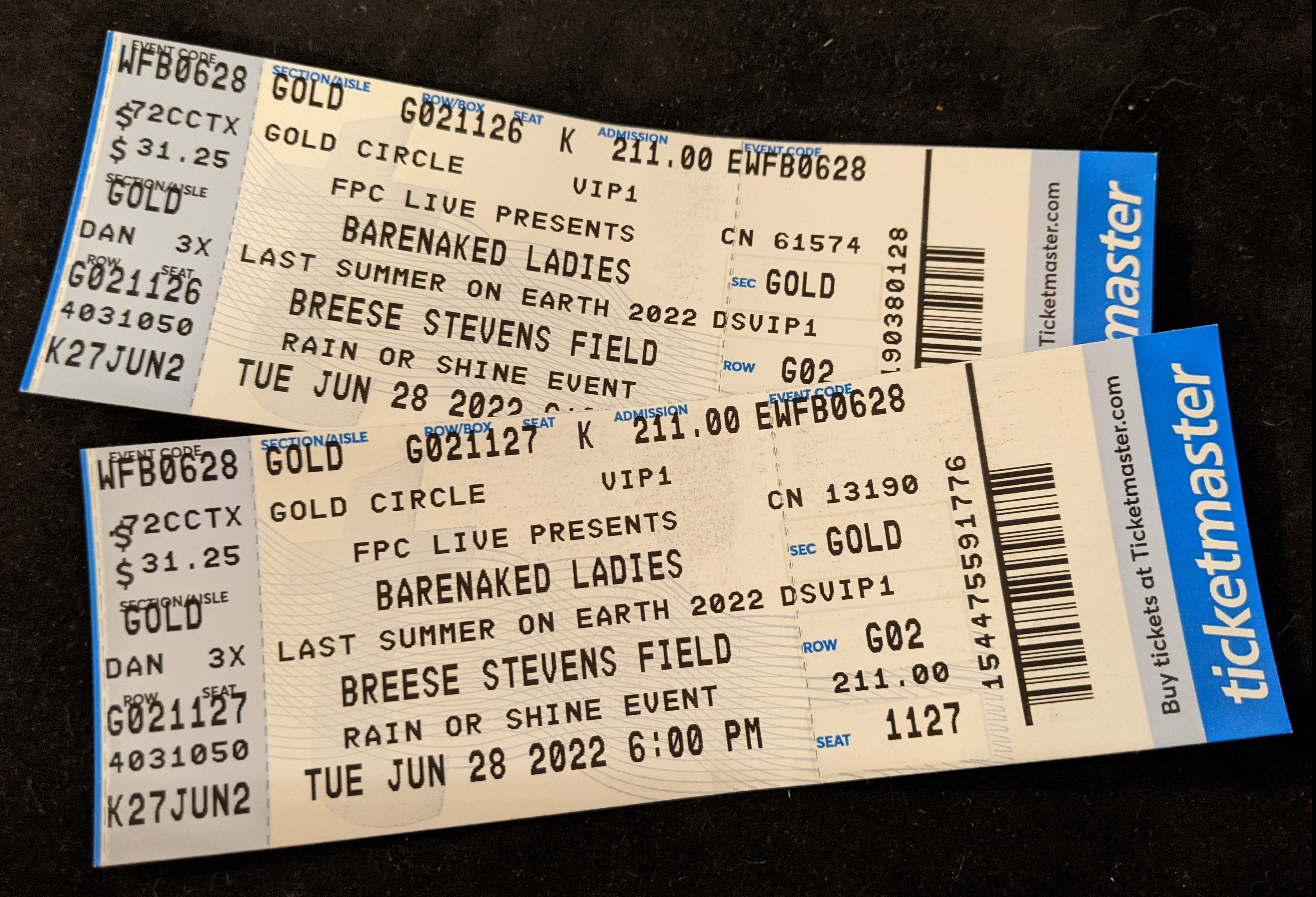 Bare Naked Ladies / Gin Blossoms / Toad The Wet Sproket – Breese